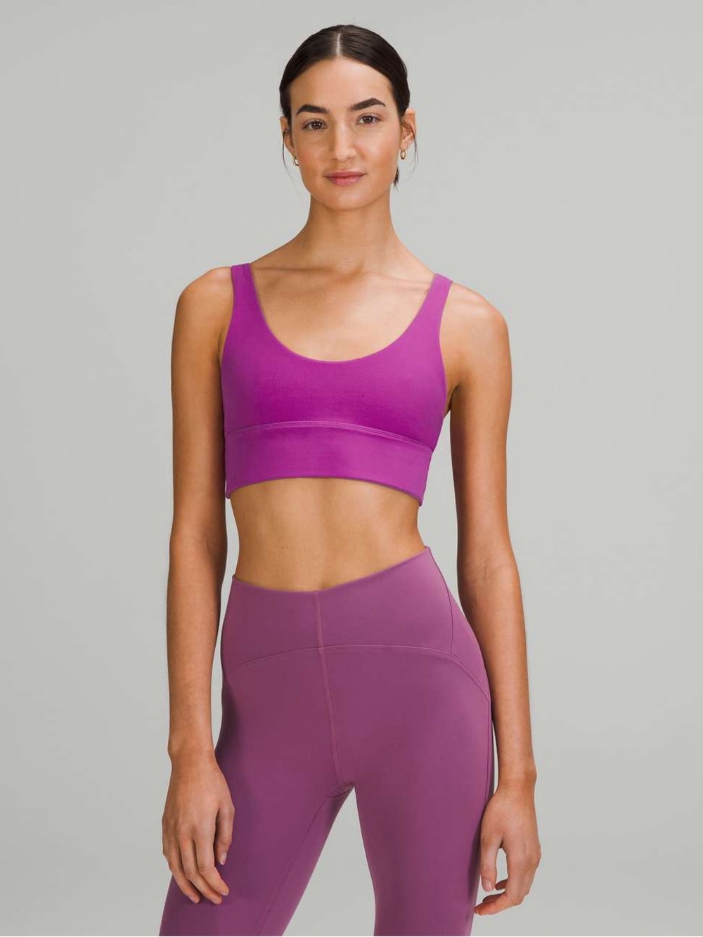 Lululemon Align Reversible Bra *Light Support, A/B Cup Vivid Plum / Vintage Plum